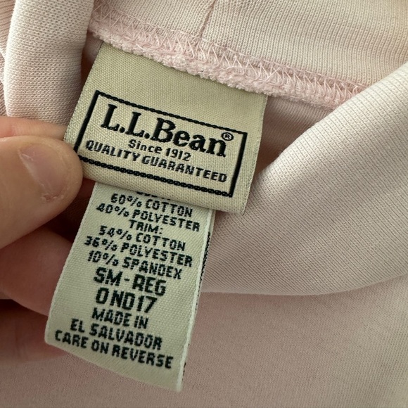 L.L. Bean Light Pink Turtleneck Long Sleeve - Picture 4 of 4